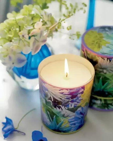 Instructions for using scented candles