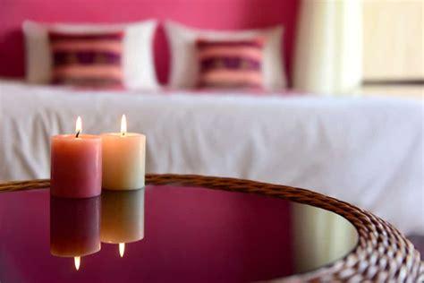 where to place scented candles in bedroom