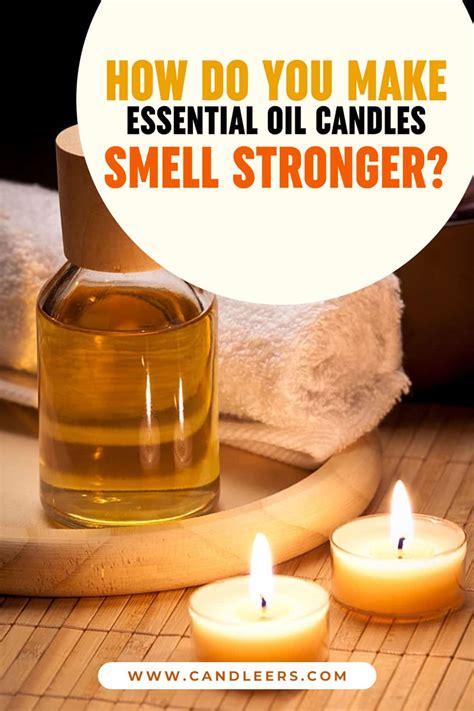 how much scent oil to use for candles