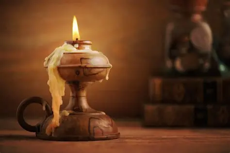 What is the spiritual history of candles?