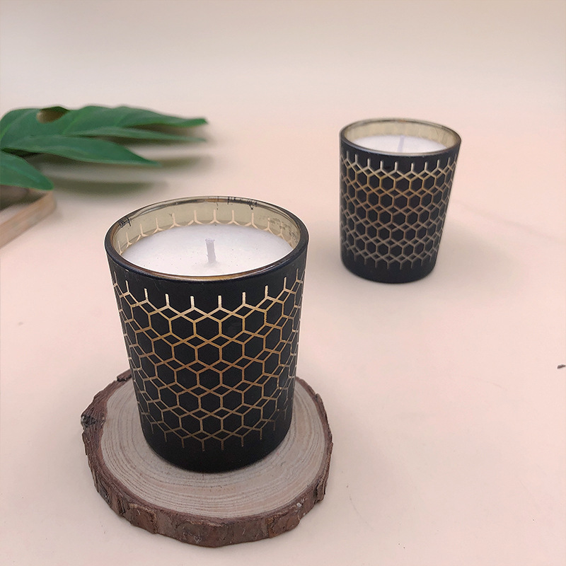 Aromatic candle natural plant essential oil handmade scented tinplate box